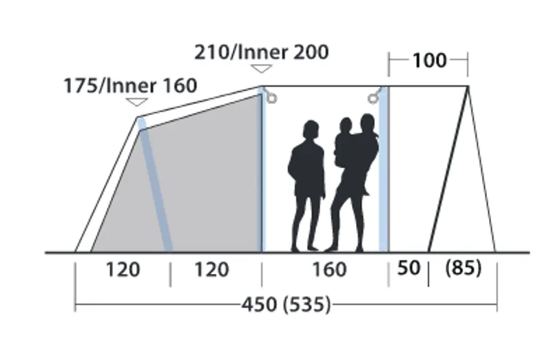 Outwell Elmdale 5PA Inflatable Tent - 2023 Model-3